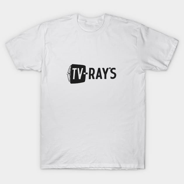 TV Ray's - Highland, Illinois T-Shirt by Domelight Designs